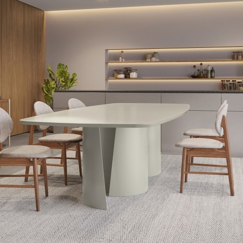 Silla Soho Carvalho Capucc. Tapiz Gris
